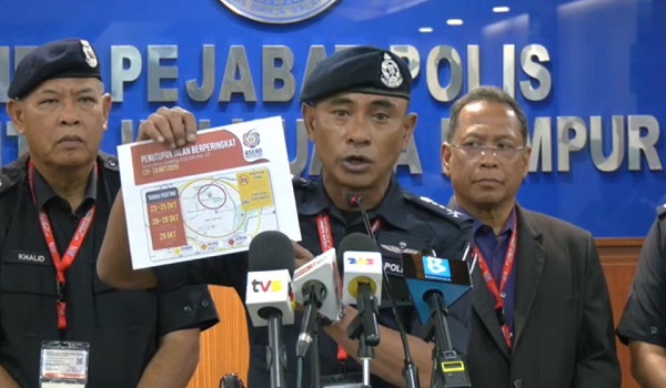 Ketua Polis Kuala Lumpur, Datuk Fadil Marsus dalam sidang media di ibu negara /Foto RTM